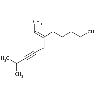 2d structure of (6E)-6-ethylidene-2-methylundec-3-yne