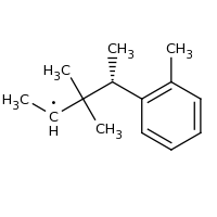 2d structure of (4S)-3,3-dimethyl-4-(2-methylphenyl)pentan-2-yl