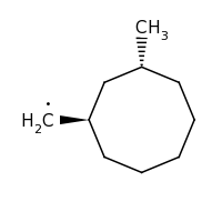 2d structure of [(1R,3R)-3-methylcyclooctyl]methyl