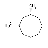 2d structure of [(1S,3R)-3-methylcyclooctyl]methyl
