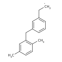 2d structure of 2-{3-[(2,5-dimethylphenyl)methyl]phenyl}ethyl