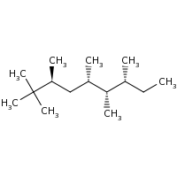 2d structure of (3S,5S,6S,7R)-2,2,3,5,6,7-hexamethylnonane