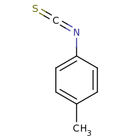 2d structure of 1-isothiocyanato-4-methylbenzene