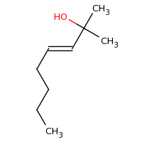 2d structure of (3E)-2-methyloct-3-en-2-ol
