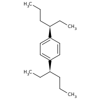 2d structure of 1,4-bis[(3R)-hexan-3-yl]benzene