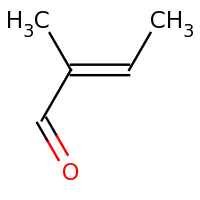 2d structure of (2E)-2-methylbut-2-enal