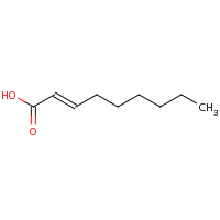 2d structure of (2E)-non-2-enoic acid
