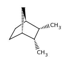 2d structure of (1R,2R,3S,4S)-2,3-dimethylbicyclo[2.2.1]heptane
