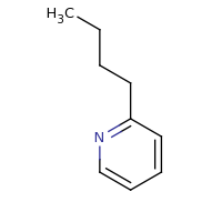 2d structure of 2-butylpyridine