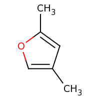 2d structure of 2,4-dimethylfuran