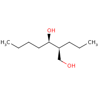 2d structure of (2S,3R)-2-propylheptane-1,3-diol