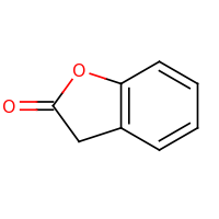 2d structure of 2,3-dihydro-1-benzofuran-2-one