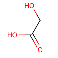 2d structure of 2-hydroxyacetic acid