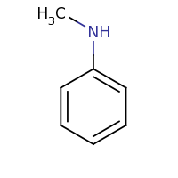 2d structure of N-methylaniline