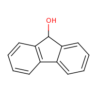 2d structure of 9H-fluoren-9-ol