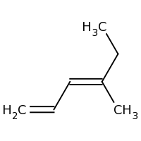 2d structure of (3E)-4-methylhexa-1,3-diene