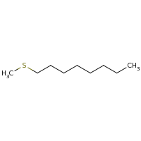 2d structure of 1-(methylsulfanyl)octane