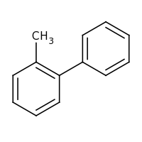 2d structure of 1-methyl-2-phenylbenzene