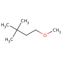 2d structure of 1-methoxy-3,3-dimethylbutane