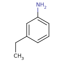 2d structure of 3-ethylaniline