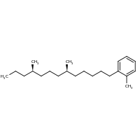 2d structure of 1-[(6S,10R)-6,10-dimethyltridecyl]-2-methylbenzene