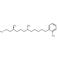 2d structure of 1-[(6R,10R)-6,10-dimethyltridecyl]-2-methylbenzene