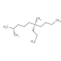 2d structure of (2S,6R)-2,6-dimethyl-6-propyldecyl