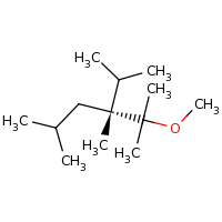 2d structure of (3R)-2-methoxy-2,3,5-trimethyl-3-(propan-2-yl)hexane