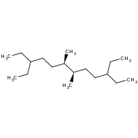 2d structure of (6R,7R)-3,10-diethyl-6,7-dimethyldodecane
