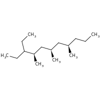 2d structure of (4R,6R,8R)-3-ethyl-4,6,8-trimethylundecane