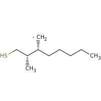 2d structure of (2R,3S)-3-methyl-2-pentyl-4-sulfanylbutyl