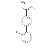 2d structure of 1-(buta-1,3-dien-2-yl)-4-(2-methylphenyl)benzene