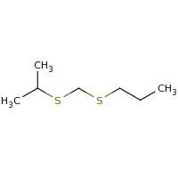 2d structure of 1-{[(propan-2-ylsulfanyl)methyl]sulfanyl}propane