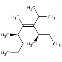 2d structure of (3R,4Z,6R)-3,5,6-trimethyl-4-(propan-2-yl)non-4-ene