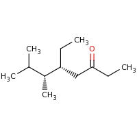 2d structure of (5R,6R)-5-ethyl-6,7-dimethyloctan-3-one