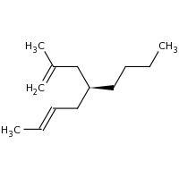 2d structure of (2E,5S)-5-(2-methylprop-2-en-1-yl)non-2-ene