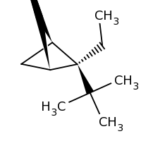 2d structure of 2-tert-butyl-2-ethylbicyclo[1.1.1]pentane