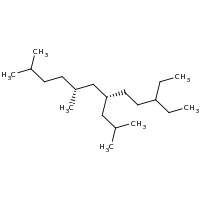 2d structure of (5R,7R)-10-ethyl-2,5-dimethyl-7-(2-methylpropyl)dodecane