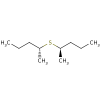 2d structure of (2R)-2-[(2R)-pentan-2-ylsulfanyl]pentane