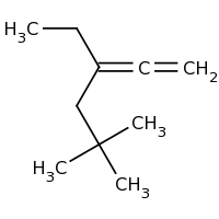 2d structure of 3-ethyl-5,5-dimethylhexa-1,2-diene