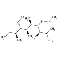 2d structure of (3R,4R,5R,6R,7S,8S)-7-ethyl-2,3,5,6,8-pentamethyl-4-propyldecane