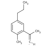 2d structure of (1E)-2-(2-methyl-5-propylphenyl)prop-1-en-1-yl