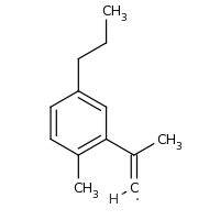 2d structure of (1Z)-2-(2-methyl-5-propylphenyl)prop-1-en-1-yl