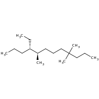 2d structure of (8R,9S)-9-ethyl-4,4,8-trimethyldodecane