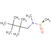 2d structure of (R)-N-methyl-N-(2,2,3,3-tetramethylbutyl)methanesulfinamide