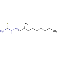 2d structure of [(E)-[(2R)-2-methylnonylidene]amino]thiourea