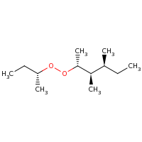 2d structure of (2R,3R,4S)-2-[(2R)-butan-2-ylperoxy]-3,4-dimethylhexane