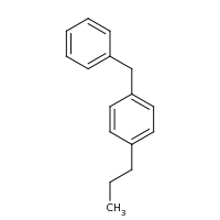 2d structure of 1-benzyl-4-propylbenzene