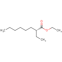 2d structure of ethyl (2R)-2-ethyloctanoate