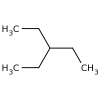 2d structure of 3-ethylpentane
